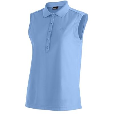 Maier Sports Ulrike Sleeveless Poloshirt, ärmelloses Piqué-Shirt, atmungsaktiv und schnelltrocknend, Regular Fit Maier Sports Ulrike Sleeveless Poloshirt, ärmelloses Piqué-Shirt, atmungsaktiv und schnelltrocknend, Regular Fit