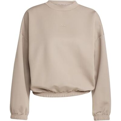 Adidas Women's Motion Essentials Cover Up, Chalky Brown, L Adidas Women's Motion Essentials Cover Up, Chalky Brown, L
