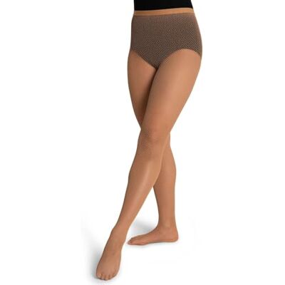 Capezio Damen Professional Fishnet Seamless Tight Strumpfhose, braun (Toasted Almond), S/M Capezio Damen Professional Fishnet Seamless Tight Strumpfhose, braun (Toasted Almond), S/M