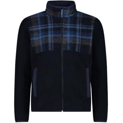 CMP Knit Tech Herren Fleecejacke, B.Blue-Steelblue-Anthrazit, 48 CMP Knit Tech Herren Fleecejacke, B.Blue-Steelblue-Anthrazit, 48