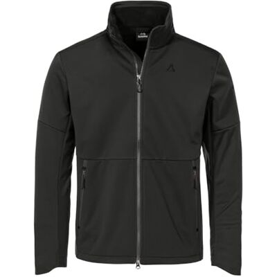 Schöffel Herren Softshell Jk Style Fracon MNS, wind- und wasserabweisende Herbstjacke mit warmer Innenseite, leichte Wanderjacke mit 2-Wege-Stretch, black, 50 Schöffel Herren Softshell Jk Style Fracon MNS, wind- und wasserabweisende Herbstjacke mit warmer Innenseite, leichte Wanderjacke mit 2-Wege-Stretch, black, 50