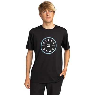 Billabong Rotor Kurzarm T-Shirt für Jungen Schwarz Billabong Rotor Kurzarm T-Shirt für Jungen Schwarz