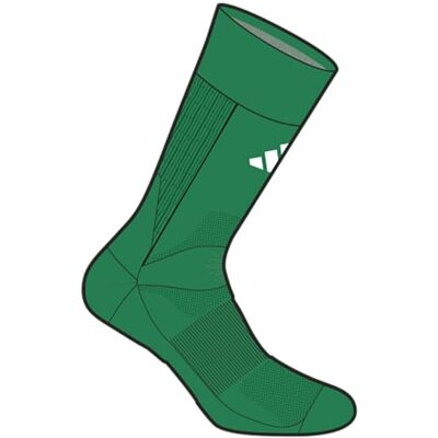Adidas Unisex Football Crew Performance Socks Cushioned Socks, team green/white, L Adidas Unisex Football Crew Performance Socks Cushioned Socks, team green/white, L