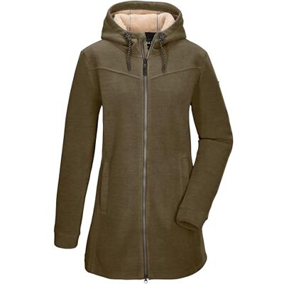 G.I.G.A. DX Damen Fleeceparka/Fleecejacke mit Kapuze GW 82 WMN FLC PRK, dunkelschlamm, 42, 43547-000 G.I.G.A. DX Damen Fleeceparka/Fleecejacke mit Kapuze GW 82 WMN FLC PRK, dunkelschlamm, 42, 43547-000