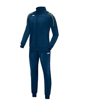 JAKO Polyester Classico Trainingsanzug Kinder Moderner Sportanzug 100% Polyester, Strapazierfähig & schnelltrocknend, Jogginganzug mit optimaler Passform JAKO Polyester Classico Trainingsanzug Kinder Moderner Sportanzug 100% Polyester, Strapazierfähig & schnelltrocknend, Jogginganzug mit optimaler Passform
