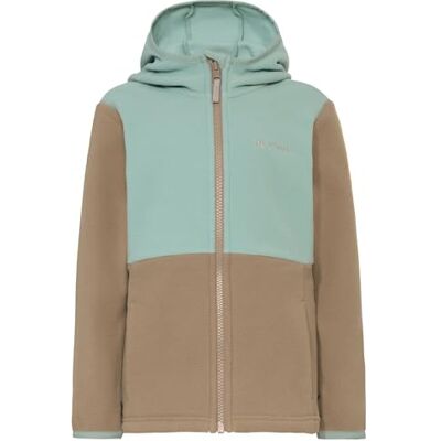 VAUDE Kinder Fleece Jacke Kids Pulex Hooded Jacket II, warm, weich, pflegeleicht und schnelltrocknend, oat, 104 VAUDE Kinder Fleece Jacke Kids Pulex Hooded Jacket II, warm, weich, pflegeleicht und schnelltrocknend, oat, 104