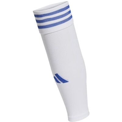 Adidas Unisex Team Sleeves Socks, white/team royal blue, 5-6 Years Adidas Unisex Team Sleeves Socks, white/team royal blue, 5-6 Years