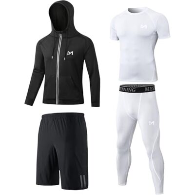 MEETYOO Kompressionsshirt Herren, Leggings Sport Laufhose Funktionsshirt Männer Kompressionshose Funktionswäsche für Running Gym Fitness MEETYOO Kompressionsshirt Herren, Leggings Sport Laufhose Funktionsshirt Männer Kompressionshose Funktionswäsche für Running Gym Fitness