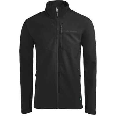 VAUDE Herren Softshell Cyclone Jacket VI, winddicht, atmungsaktiv, wasserabweisend und warm, Schwarz, M VAUDE Herren Softshell Cyclone Jacket VI, winddicht, atmungsaktiv, wasserabweisend und warm, Schwarz, M