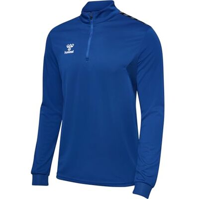 hummel Herren Hmlauthentic Half Zip Sweatshirt, True Blue, XXL EU hummel Herren Hmlauthentic Half Zip Sweatshirt, True Blue, XXL EU