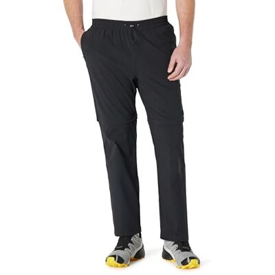 Amazon Herren Abzipphose zum Wandern mit Wasserabweisender Ausrüstung, Schwarz, XS Amazon Herren Abzipphose zum Wandern mit Wasserabweisender Ausrüstung, Schwarz, XS