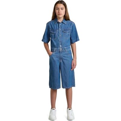 G-STAR Girls Bermuda Playsuit, Blau (MID USED D29655-01-J257), 8 G-STAR Girls Bermuda Playsuit, Blau (MID USED D29655-01-J257), 8