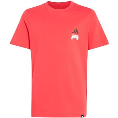 Adidas Unisex Kinder Gaming Graphic Junior Shirt, Pure Ruby/Black, 13-14 Years Adidas Unisex Kinder Gaming Graphic Junior Shirt, Pure Ruby/Black, 13-14 Years