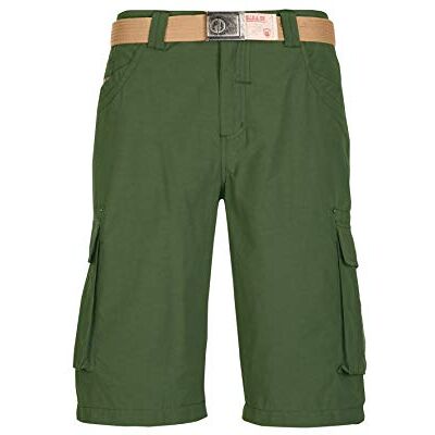 G.I.G.A. DX Herren Bermuda Glenn, Kurze Sommer Hose mit praktischen Taschen, Männer Shorts mit Gürtel, laubgrün, 46 G.I.G.A. DX Herren Bermuda Glenn, Kurze Sommer Hose mit praktischen Taschen, Männer Shorts mit Gürtel, laubgrün, 46