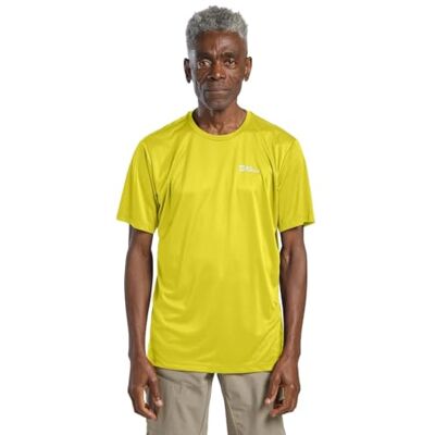 Jack Wolfskin Herren Tech M T-Shirt, Chartreuse, XXL EU Jack Wolfskin Herren Tech M T-Shirt, Chartreuse, XXL EU