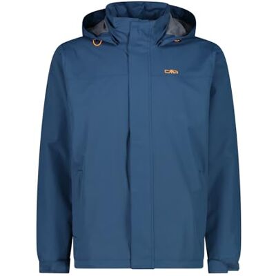 CMP Reißfeste Regenjacke für Herren mit Abnehmbarer Kapuze Regenjacke für Herren CMP Reißfeste Regenjacke für Herren mit Abnehmbarer Kapuze Regenjacke für Herren