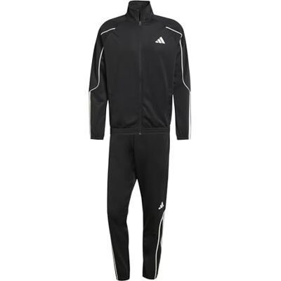 Adidas Herren Stadium 3-Stripes Track_Suit, black/off white, M Adidas Herren Stadium 3-Stripes Track_Suit, black/off white, M