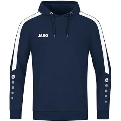 JAKO Damen Kapuzensweatshirt Power, Marine, 34 JAKO Damen Kapuzensweatshirt Power, Marine, 34