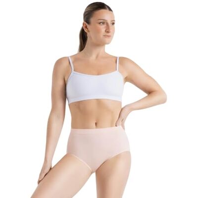 Capezio Damen Camisole Top Bra, Undurchsichtige, Weiß, Klein Capezio Damen Camisole Top Bra, Undurchsichtige, Weiß, Klein