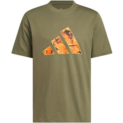 Adidas Herren Rock Camo Graphic Shirt, Olive strata, S Adidas Herren Rock Camo Graphic Shirt, Olive strata, S