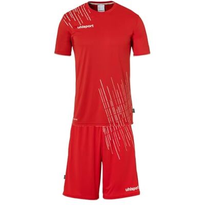 uhlsport Herren Score 26 Fußball Trikot-Set Fußball-Set Bestehend Aus Trainings-Shirt Und Trainings-Hose, Rot/Weiß, L EU uhlsport Herren Score 26 Fußball Trikot-Set Fußball-Set Bestehend Aus Trainings-Shirt Und Trainings-Hose, Rot/Weiß, L EU