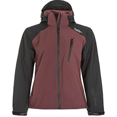 WEATHER REPORT Damen Camelia Regenjacke Wasserdicht (15.000 mm), atmungsaktiv & PFC-frei. Mit verstellbarer Kapuze, reflektierenden Details & YKK-Reißverschluss. WEATHER REPORT Damen Camelia Regenjacke Wasserdicht (15.000 mm), atmungsaktiv & PFC-frei. Mit verstellbarer Kapuze, reflektierenden Details & YKK-Reißverschluss.