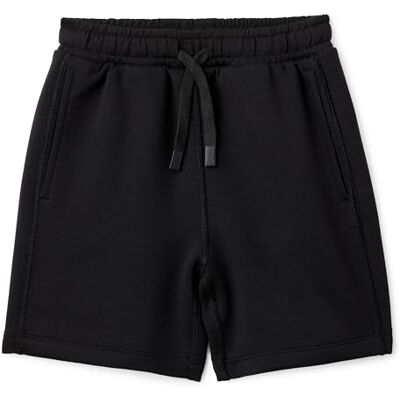 Amazon Jungen Sportliche Regular-Fit-Trainingsshorts, Kurze Hose, Atmungsaktiv, mit Taschen, Schwarz, 6-7 Jahre Amazon Jungen Sportliche Regular-Fit-Trainingsshorts, Kurze Hose, Atmungsaktiv, mit Taschen, Schwarz, 6-7 Jahre