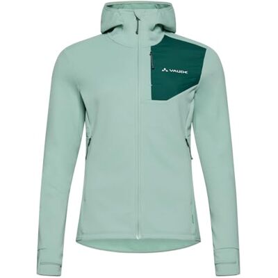 VAUDE Damen Fleece Jacke Monviso Fleece Jacket III, elastisch, warm, feuchtigkeitsregulierend und schnelltrocknend, Passform: Slim fit, dusty fern, 38 VAUDE Damen Fleece Jacke Monviso Fleece Jacket III, elastisch, warm, feuchtigkeitsregulierend und schnelltrocknend, Passform: Slim fit, dusty fern, 38