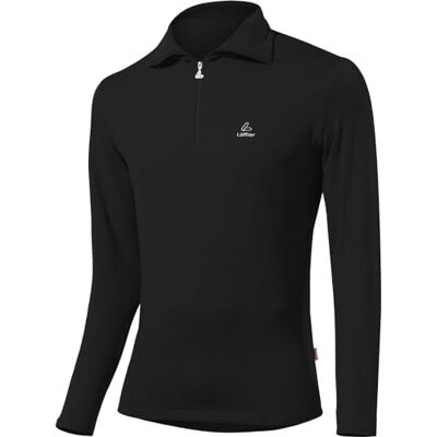 Löffler Herren Pulli Transtex Zip-Rolli Basic Cf, schwarz, 60, 10994 Löffler Herren Pulli Transtex Zip-Rolli Basic Cf, schwarz, 60, 10994