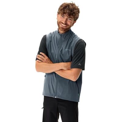 VAUDE Men's Yaras Vest, Herren Weste für den Radsport, heron, L VAUDE Men's Yaras Vest, Herren Weste für den Radsport, heron, L