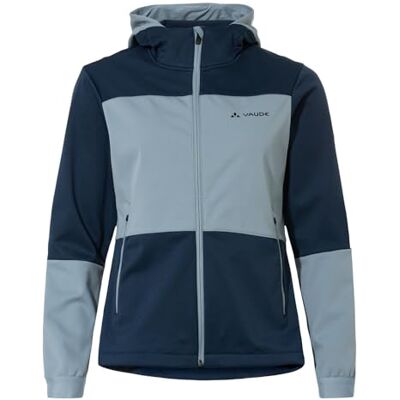 VAUDE Damen Funktionsjacke Wo Qimsa Hooded Softshell Jacket II - weiblich - Dunkelmeer - 46 VAUDE Damen Funktionsjacke Wo Qimsa Hooded Softshell Jacket II - weiblich - Dunkelmeer - 46
