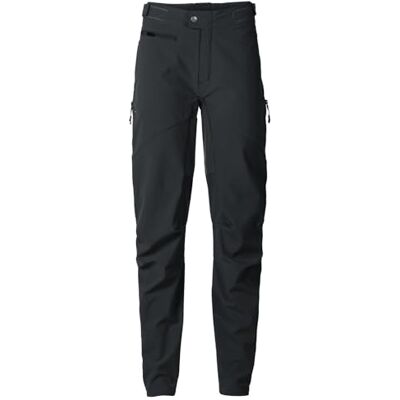 VAUDE Damen Fahrradhose Qimsa Softshell Pants II, Kurzgröße, Winddicht, atmungsaktiv, wasserabweisend, Black/Black, 40 Kurz VAUDE Damen Fahrradhose Qimsa Softshell Pants II, Kurzgröße, Winddicht, atmungsaktiv, wasserabweisend, Black/Black, 40 Kurz