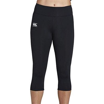 Canterbury Damen Vapodri Capri Strumpfhosen Leggings, schwarz, Größe 6 Canterbury Damen Vapodri Capri Strumpfhosen Leggings, schwarz, Größe 6