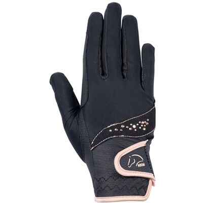 HKM Unisex – Erwachsene Rosegold Glamour Style Reithandschuhe HKM Unisex – Erwachsene Rosegold Glamour Style Reithandschuhe