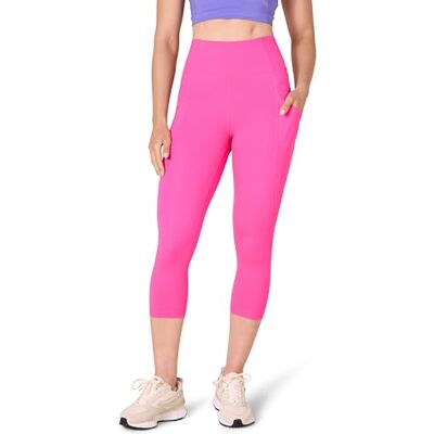 Amazon Damen Active Sculpt Workout Athleisure Capri-Leggings mit hohem Bund und Taschen (erhältlich in Übergrößen ), Neonrosa, 4XL Große Größen Amazon Damen Active Sculpt Workout Athleisure Capri-Leggings mit hohem Bund und Taschen (erhältlich in Übergrößen ), Neonrosa, 4XL Große Größen