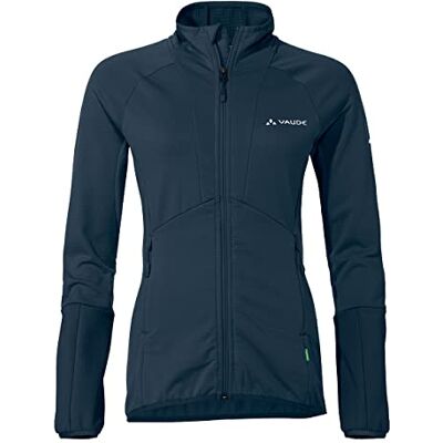 VAUDE Damen Fleece Jacke Monviso Fleece FZ Jacket II, elastisch, warm, feuchtigkeitsregulierend und schnelltrocknend, Passform: Slim fit, dark sea, 38 VAUDE Damen Fleece Jacke Monviso Fleece FZ Jacket II, elastisch, warm, feuchtigkeitsregulierend und schnelltrocknend, Passform: Slim fit, dark sea, 38