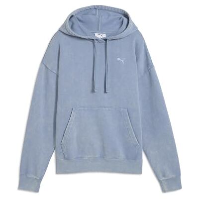 Puma Unisex Elevated Relaxed Wash Hoodie FL Kapuzenpullover, Cool Blue, L EU Puma Unisex Elevated Relaxed Wash Hoodie FL Kapuzenpullover, Cool Blue, L EU