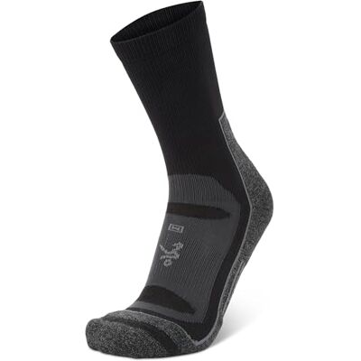 Balega Blister Resist Crew Laufsocken, Grey/Black, S Balega Blister Resist Crew Laufsocken, Grey/Black, S