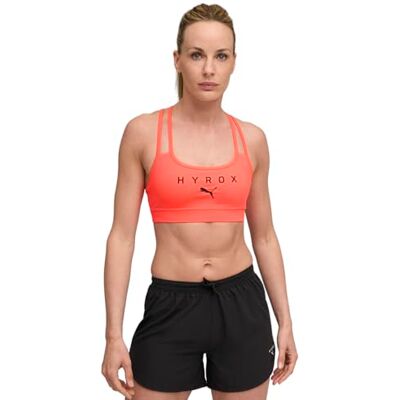 Puma Damen W X Hyrox Move Strappy Bra BH, Leuchtendes Rot, XL EU Puma Damen W X Hyrox Move Strappy Bra BH, Leuchtendes Rot, XL EU