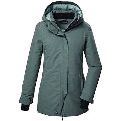 Killtec Damen Funktionsparka/Parka mit Kapuze KOW 93 WMN PKR, blaugrau, 46, 41817-000 Killtec Damen Funktionsparka/Parka mit Kapuze KOW 93 WMN PKR, blaugrau, 46, 41817-000