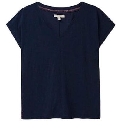 White Stuff Damen-T-Shirt Nelly mit Kerbausschnitt – Kurzarm, Freizeitkleidung White Stuff Damen-T-Shirt Nelly mit Kerbausschnitt – Kurzarm, Freizeitkleidung