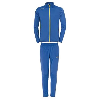uhlsport Herren Essential Classic Trainingsanzug, Azurblau/limonengelb, S EU uhlsport Herren Essential Classic Trainingsanzug, Azurblau/limonengelb, S EU