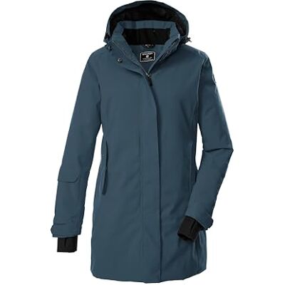 Killtec Damen Parka/Funktionsparka mit abzipbarer Kapuze KOW 20 WMN PRK, hellpetrol, 40, 43309-000 Killtec Damen Parka/Funktionsparka mit abzipbarer Kapuze KOW 20 WMN PRK, hellpetrol, 40, 43309-000