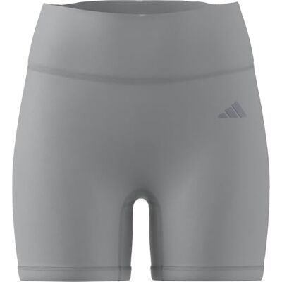 Adidas Women's Optime Essentials Workout Shine Short Leggings, grey two, M Adidas Women's Optime Essentials Workout Shine Short Leggings, grey two, M