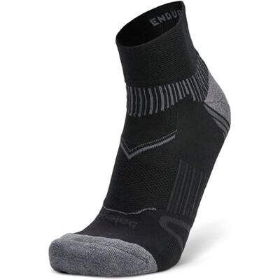 Balega Herren Enduro Qtr Socken, Schwarz, L EU Balega Herren Enduro Qtr Socken, Schwarz, L EU