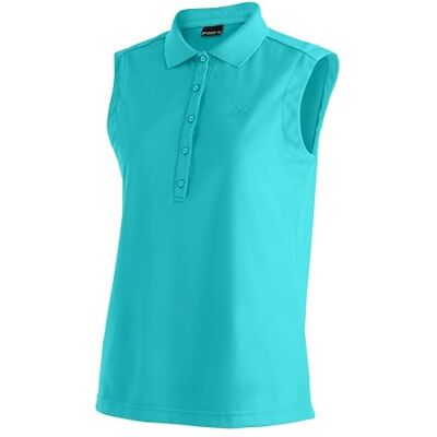 Maier Sports Ulrike Sleeveless Poloshirt, ärmelloses Piqué-Shirt, atmungsaktiv und schnelltrocknend, Regular Fit Maier Sports Ulrike Sleeveless Poloshirt, ärmelloses Piqué-Shirt, atmungsaktiv und schnelltrocknend, Regular Fit