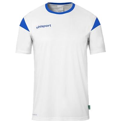 uhlsport Unisex Squad 27 Kurzarm Trikot, Weiß/Azurblau, L EU uhlsport Unisex Squad 27 Kurzarm Trikot, Weiß/Azurblau, L EU