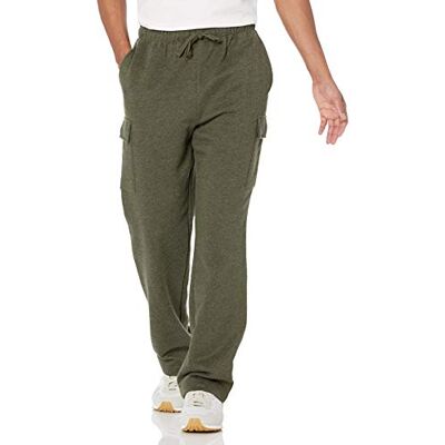 Amazon Cargo-Fleece-Jogginghose für Herren, Olivgrün, Größe M Amazon Cargo-Fleece-Jogginghose für Herren, Olivgrün, Größe M
