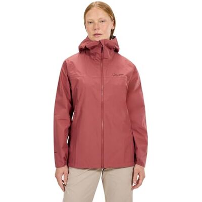 Berghaus Damen Deluge Pro Shell-Regenjacke Strapazierfähig Atmungsaktive Jacke Jacke, Rot, 14 Berghaus Damen Deluge Pro Shell-Regenjacke Strapazierfähig Atmungsaktive Jacke Jacke, Rot, 14
