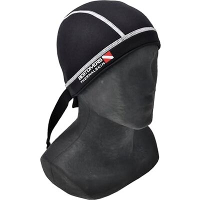 BESTDIVERS Best divers Bandana 3 mm NEOP. schwarz/weiß, Gr. S-M, Herren BESTDIVERS Best divers Bandana 3 mm NEOP. schwarz/weiß, Gr. S-M, Herren